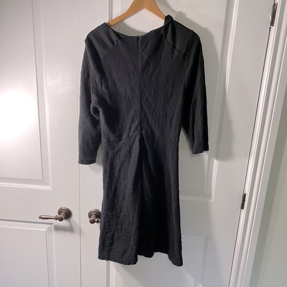 Old Navy Black Fit and Flare Dress - Picture 2 of 4